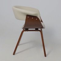 Кресло Akshome MODY (Моди) экокожа кремовый/орех купить в Минске Кресло Akshome MODY (Моди) экокожа кремовый/орех купить в Минске