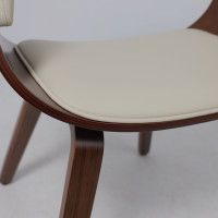 Кресло Akshome MODY (Моди) экокожа кремовый/орех купить в Минске Кресло Akshome MODY (Моди) экокожа кремовый/орех купить в Минске