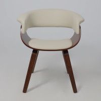 Кресло Akshome MODY (Моди) экокожа кремовый/орех купить в Минске Кресло Akshome MODY (Моди) экокожа кремовый/орех купить в Минске