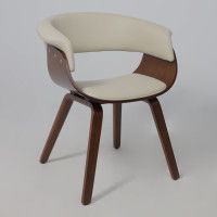 Кресло Akshome MODY (Моди) экокожа кремовый/орех купить в Минске Кресло Akshome MODY (Моди) экокожа кремовый/орех купить в Минске