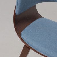 Кресло Akshome MODY (Моди) ткань небесный XC188-26/орех купить в Минске Кресло Akshome MODY (Моди) ткань небесный XC188-26/орех купить в Минске