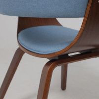 Кресло Akshome MODY (Моди) ткань небесный XC188-26/орех купить в Минске Кресло Akshome MODY (Моди) ткань небесный XC188-26/орех купить в Минске