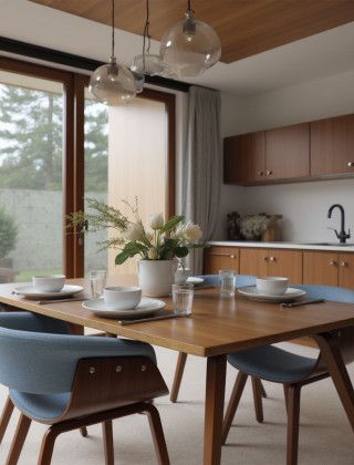 Кресло Akshome MODY (Моди) ткань небесный XC188-26/орех купить в Минске