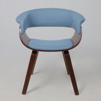 Кресло Akshome MODY (Моди) ткань небесный XC188-26/орех купить в Минске Кресло Akshome MODY (Моди) ткань небесный XC188-26/орех купить в Минске