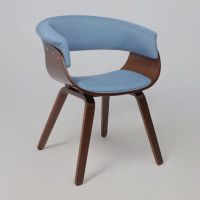 Кресло Akshome MODY (Моди) ткань небесный XC188-26/орех купить в Минске Кресло Akshome MODY (Моди) ткань небесный XC188-26/орех купить в Минске