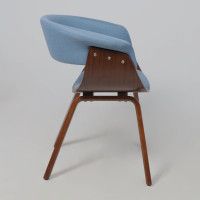 Кресло Akshome MODY (Моди) ткань небесный XC188-26/орех купить в Минске Кресло Akshome MODY (Моди) ткань небесный XC188-26/орех купить в Минске