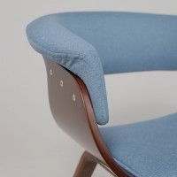 Кресло Akshome MODY (Моди) ткань небесный XC188-26/орех купить в Минске Кресло Akshome MODY (Моди) ткань небесный XC188-26/орех купить в Минске