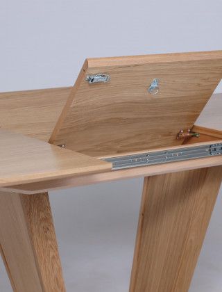 Стол МОНТЕ 1400(1900)*900 светлый дуб без тонировки/светлый дуб купить в Минске