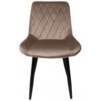 Стул AksHome NIKA (Ника) бежевый велюр HLR-08/черный купить в Минске