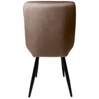 Стул AksHome NIKA (Ника) бежевый велюр HLR-08/черный купить в Минске