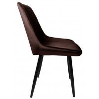 Стул AksHome NIKA (Ника) коричневый велюр HLR-49/черный купить в Минске Стул AksHome NIKA (Ника) коричневый велюр HLR-49/черный купить в Минске
