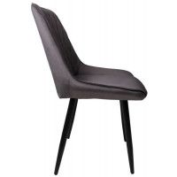 Стул AksHome NIKA (Ника) серый велюр HLR-21/черный купить в Минске