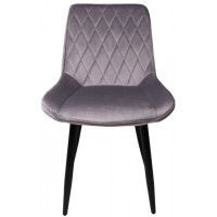 Стул AksHome NIKA (Ника) светло-серый велюр HLR-20/черный купить в Минске Стул AksHome NIKA (Ника) светло-серый велюр HLR-20/черный купить в Минске