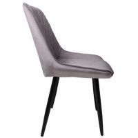 Стул AksHome NIKA (Ника) светло-серый велюр HLR-20/черный купить в Минске Стул AksHome NIKA (Ника) светло-серый велюр HLR-20/черный купить в Минске