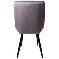 Стул AksHome NIKA (Ника) светло-серый велюр HLR-20/черный купить в Минске Стул AksHome NIKA (Ника) светло-серый велюр HLR-20/черный купить в Минске