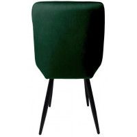 Стул AksHome NIKA (Ника) темно-зеленый велюр HLR-57/черный купить в Минске