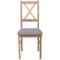 Стул NILO 10 (Нило) серо-бежевая ткань 5В/бук купить в Минске