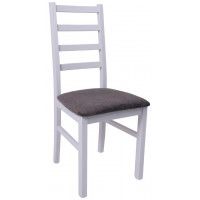 Стул NILO 8 (Нило) серо-бежевая ткань 15B/белый