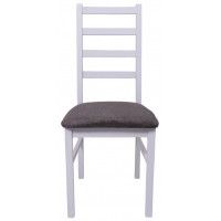 Стул NILO 8 (Нило) серо-бежевая ткань 15B/белый купить в Минске