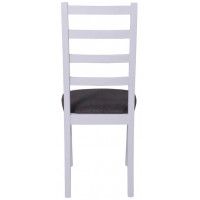 Стул NILO 8 (Нило) серо-бежевая ткань 15B/белый купить в Минске