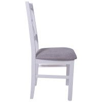 Стул NILO 10 (Нило) светло-серая ткань 1B/белый купить в Минске Стул NILO 10 (Нило) светло-серая ткань 1B/белый купить в Минске