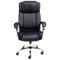 Кресло AksHome OCTAVIAN (Октавиан) CHROME ECO черный купить в Минске Кресло AksHome OCTAVIAN (Октавиан) CHROME ECO черный купить в Минске