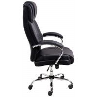 Кресло AksHome OCTAVIAN (Октавиан) CHROME ECO черный купить в Минске Кресло AksHome OCTAVIAN (Октавиан) CHROME ECO черный купить в Минске