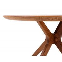 Стол ОКСФОРД обеденный дуб натуральный/покрытие коньяк купить в Минске