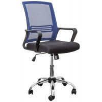 Кресло поворотное Akshome OLIVER (Оливер) синий/черный