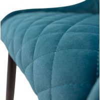 Стул полубарный ONORE (Оноре) бирюзовый велюр GRAND 678/черный купить в Минске