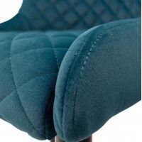 Стул полубарный ONORE (Оноре) бирюзовый велюр GRAND 678/черный купить в Минске