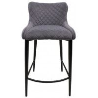 Стул полубарный ONORE (Оноре) серый велюр GRAND 965/черный купить в Минске