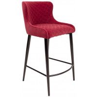 Стул полубарный ONORE (Оноре) винный велюр GRAND 375/черный