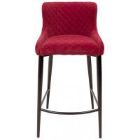 Стул полубарный ONORE (Оноре) винный велюр GRAND 375/черный купить в Минске