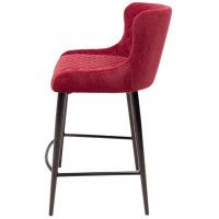 Стул полубарный ONORE (Оноре) винный велюр GRAND 375/черный купить в Минске
