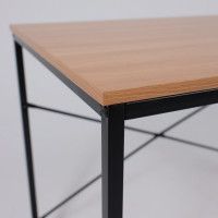 Стол письменный OPAL, светлый орех/черный металл, 1000*600*750 купить в Минске Стол письменный OPAL, светлый орех/черный металл, 1000*600*750 купить в Минске