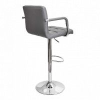 Стул барный AksHome OREGON (Орегон) серый/хром купить в Минске
