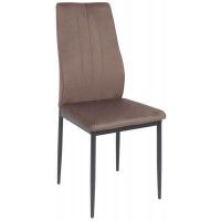 Стул AksHome OREO коричневый велюр HLR-49/черный