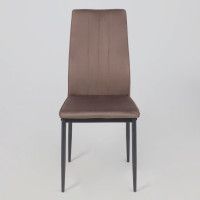 Стул AksHome OREO коричневый велюр HLR-49/черный купить в Минске