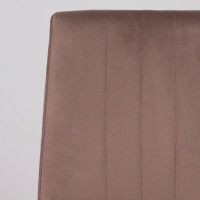 Стул AksHome OREO коричневый велюр HLR-49/черный купить в Минске