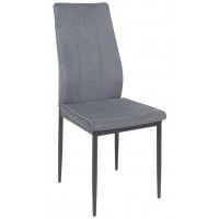 Стул AksHome OREO темно-серый велюр HLR-21/черный Стул AksHome OREO темно-серый велюр HLR-21/черный