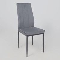 Стул AksHome OREO темно-серый велюр HLR-21/черный купить в Минске