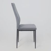 Стул AksHome OREO темно-серый велюр HLR-21/черный купить в Минске