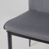 Стул AksHome OREO темно-серый велюр HLR-21/черный купить в Минске