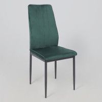 Стул AksHome OREO темно-зеленый велюр HLR-57/черный купить в Минске