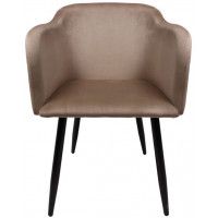 Кресло Akshome ORLY (Орли) бежевый велюр HLR08/черный купить в Минске