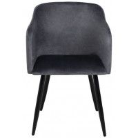 Кресло Akshome ORLY (Орли) темно-серый велюр HLR21/черный купить в Минске