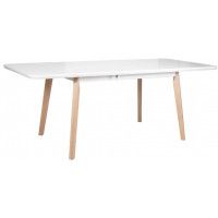 Стол Oslo 8 (Осло) обеденный белый/бук купить в Минске