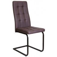 Стул AksHome OXFORD (Оксфорд) коричневый APU-005/черный