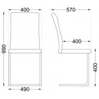 Стул AksHome OXFORD (Оксфорд) темно-серый Seattle-007/черный купить в Минске Стул AksHome OXFORD (Оксфорд) темно-серый Seattle-007/черный купить в Минске